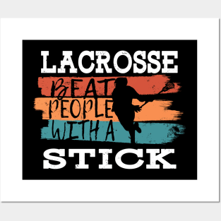 Lacrosse Player Sport Lax Gift Team Posters and Art